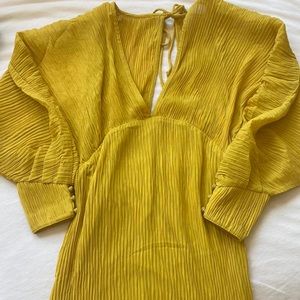 Yellow Mini Dress